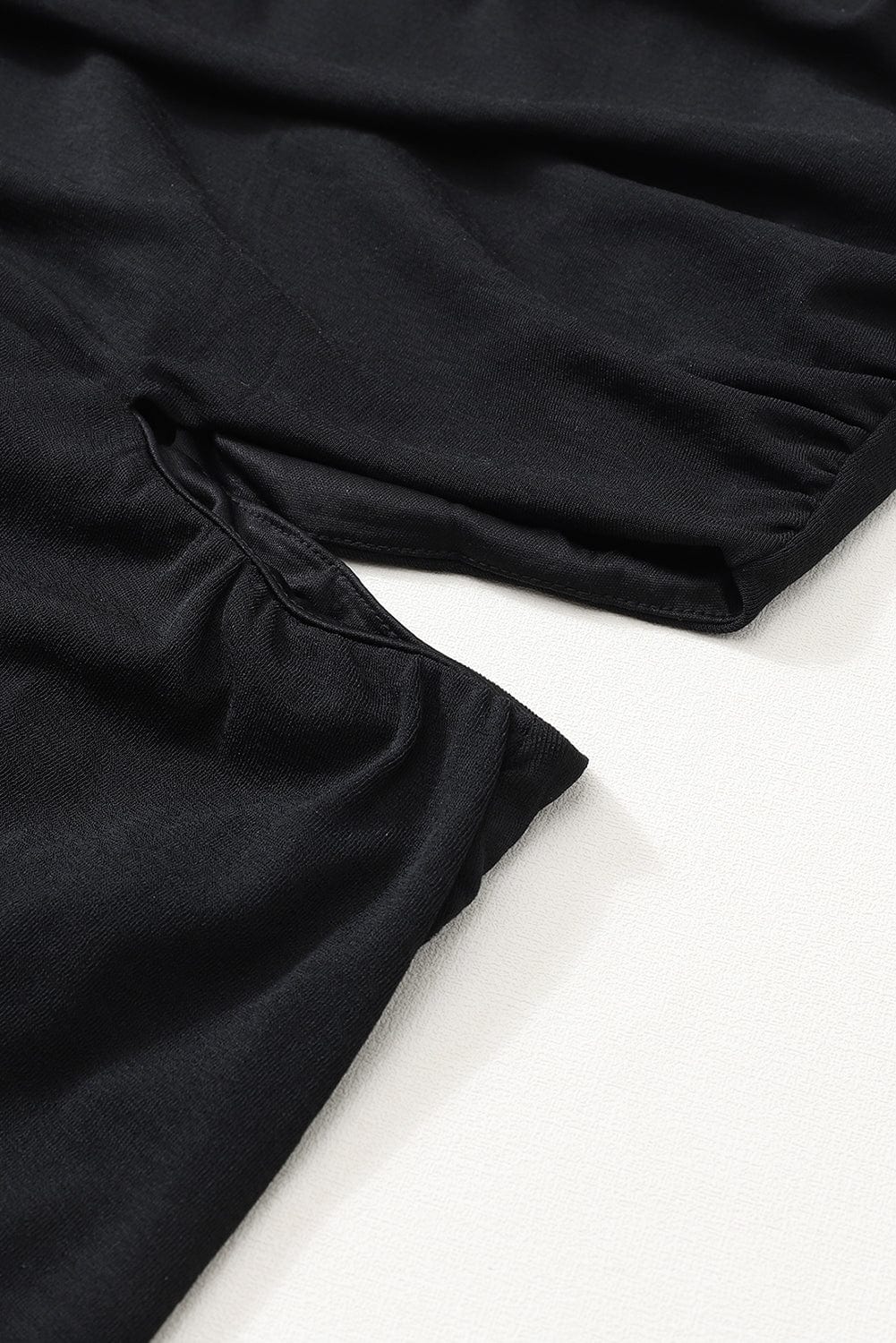 Shoppe EZR Dresses Black  Asymmetric One Shoulder Cutout Bodycon Dress