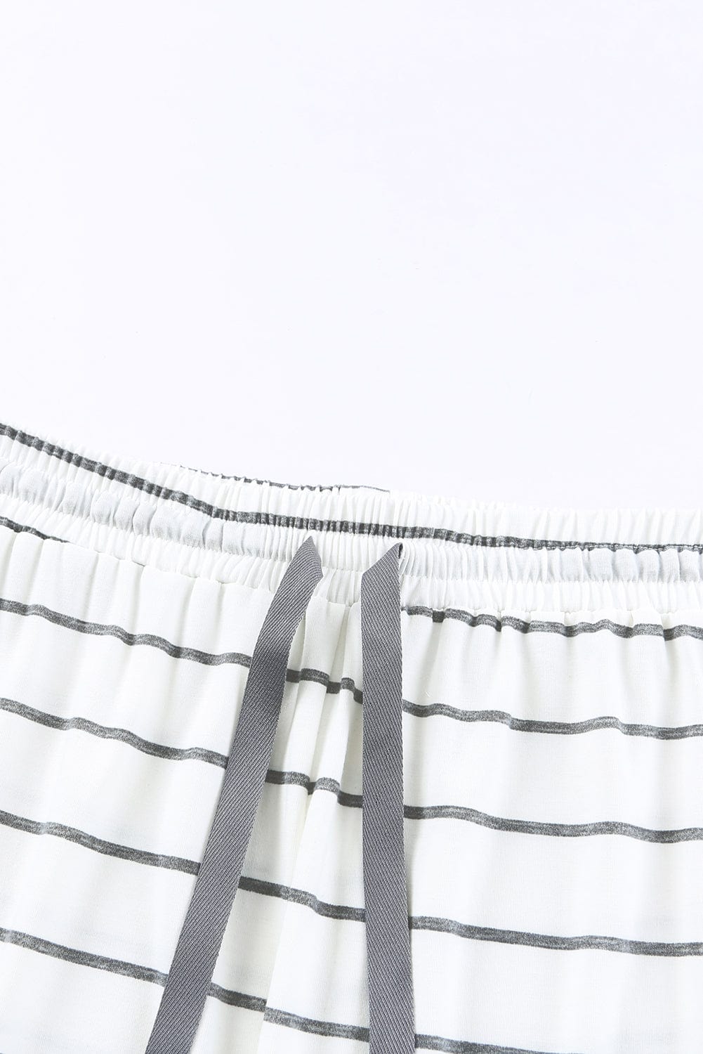 Shoppe EZR Loungewear Striped Print Long Sleeve and Pants Pajamas Set